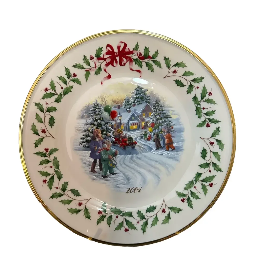 Lenox 2001 Annual Holiday Collector Plate #11 in Series